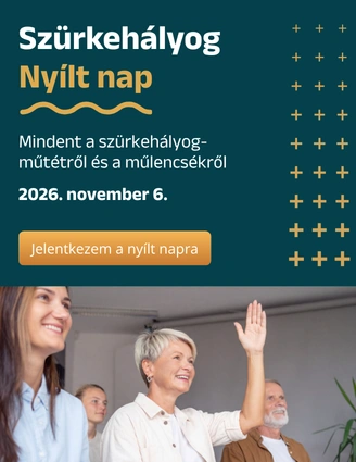 Szürkehályog nyílt nap banner